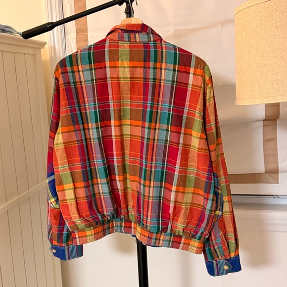 Polo Ralph Lauren Reversible Cotton Madras Jacket - Picture 2 of 10